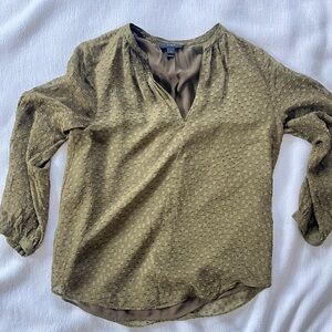 Olive Green Women's Top